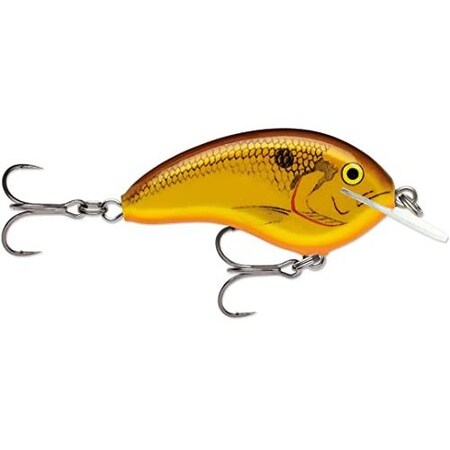 Rapala Og Tiny 4 FloatingDiving 2 14 516 Oz Running Depth 4', Vmc 5 Hybrid Trebles, Crawdad OGT04CW